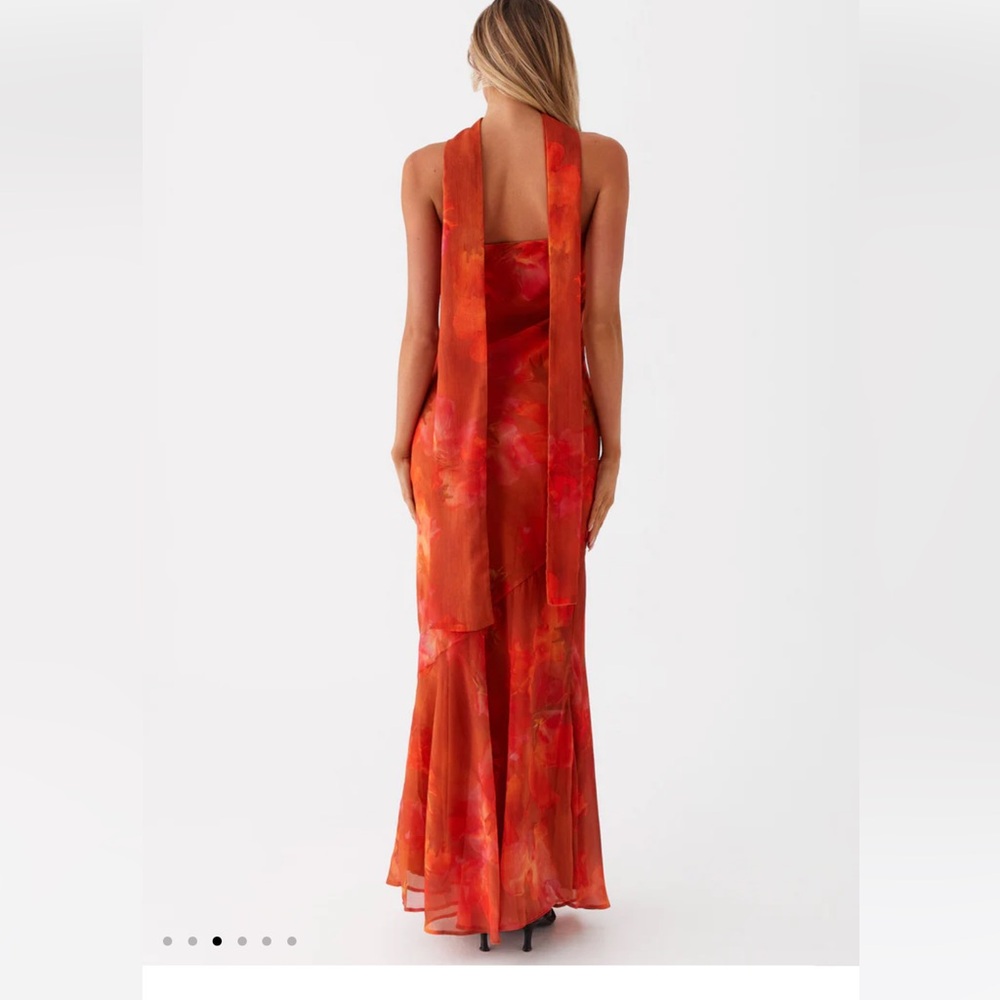 Peppermayo Exclusive - Under The Pagoda Maxi Dress - Amber - Picture 4 of 9
